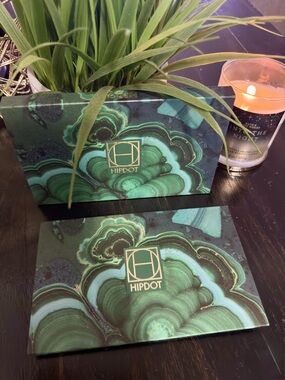 Green Agate Decorative Makeup Palette Case